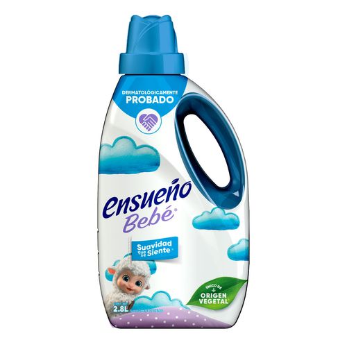 Suavizante de Telas Ensueño Bebé con Aloe Vera 2.8L