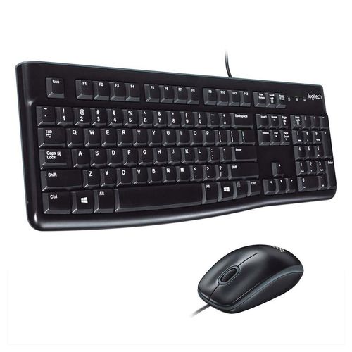 Teclado Logitech Alámbrico más Mouse Mk120