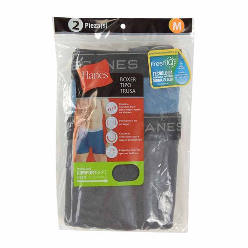 Bóxer Hanes 2360C02 Caballero 2 Pack
