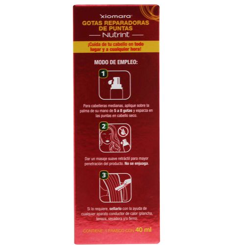 Tratamiento Capilar Xiomara Sérum Aceite de Semilla de Uva 40ml