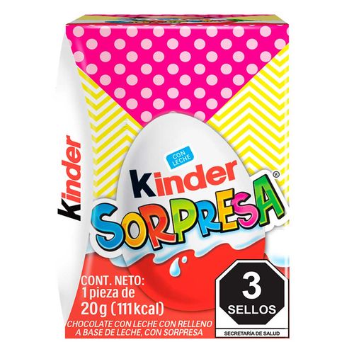 Chocolate Kinder Sopresa Licencia 20g