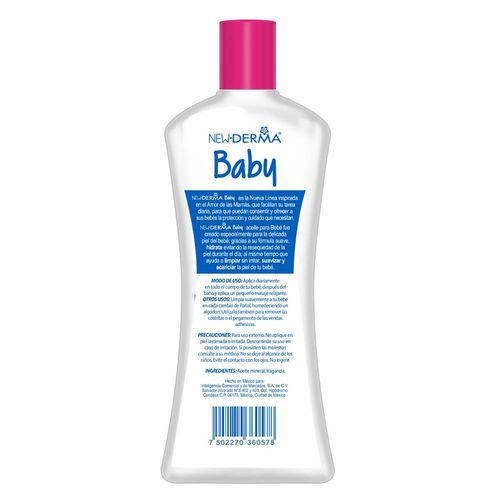 Aceite Hipoalergénico New Derma Baby 400ml