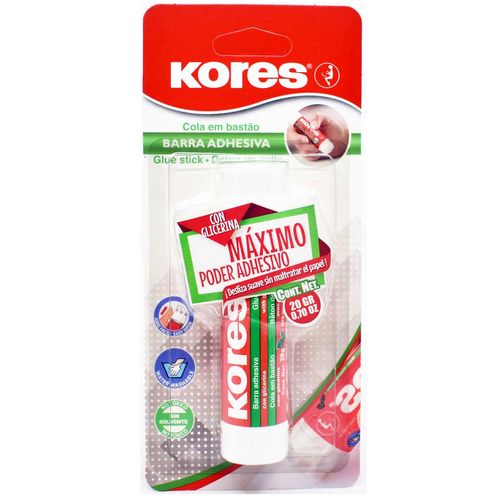 Lápiz Adhesivo Kores Blanco 20g.