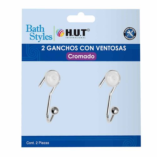 2 Ganchos Bath Styles Cromado