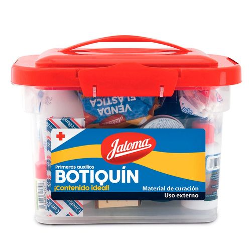 Botiquín Caja Plástica Jaloma 22 piezas