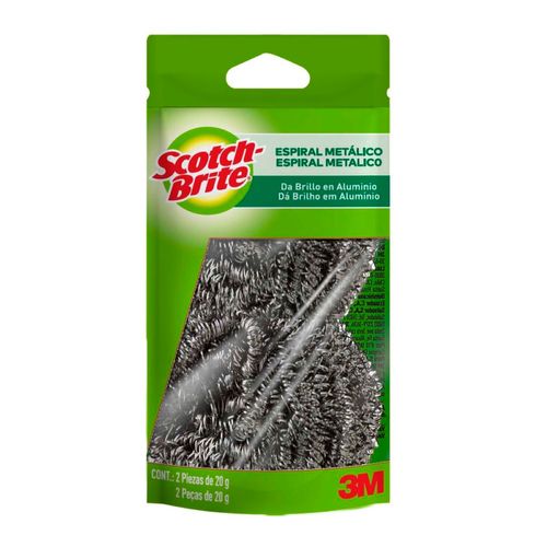 Espiral Metálico 3M Scotch Brite 2 Piezas