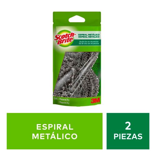 Espiral Metálico 3M Scotch Brite 2 Piezas
