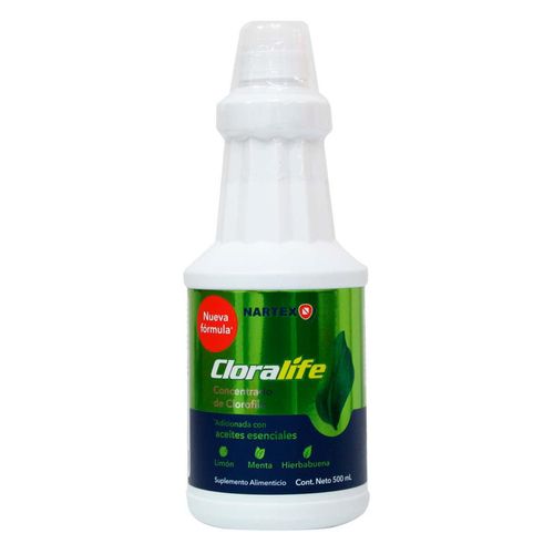 Clorofila Cloralife Nartex Menta Hierbabuena y Limón 500ml