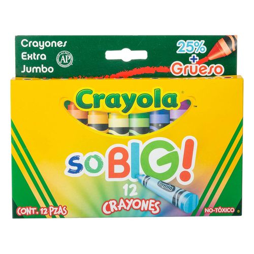 Crayones Extra Jumbo So Big 12 Pz