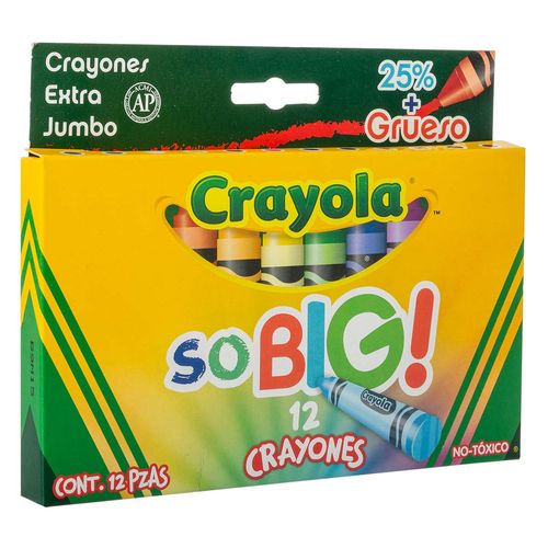 Crayones Extra Jumbo So Big 12 Pz