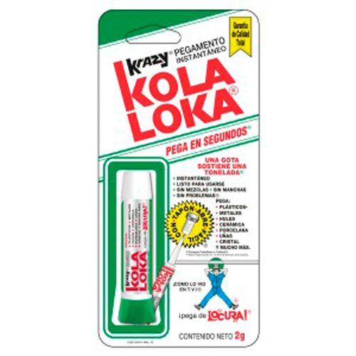 Pegamento Krazykola 2Gr Instan Transpa.