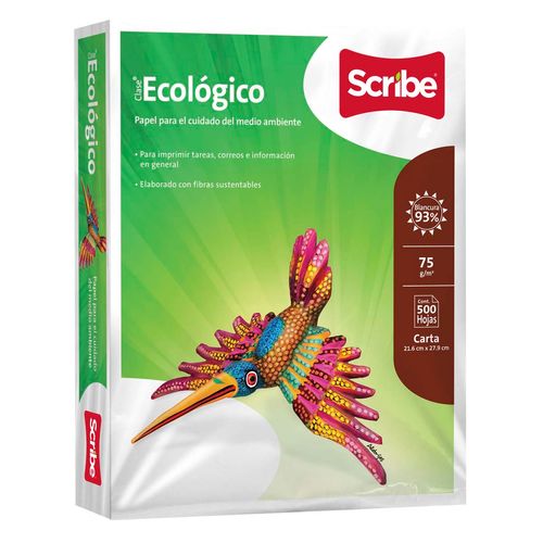 Papel Bond Ecológico Scribe 500 Hojas