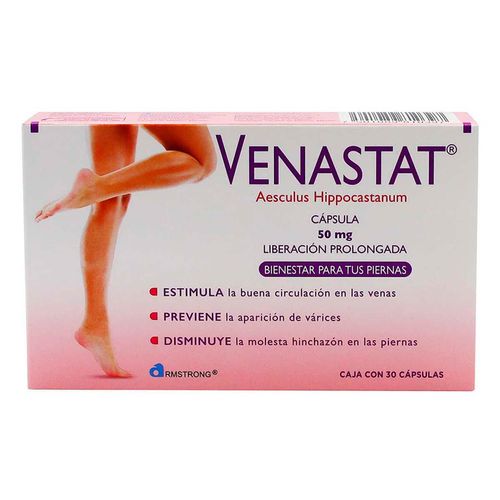 Cápsulas Venastat 30 Cápsulas