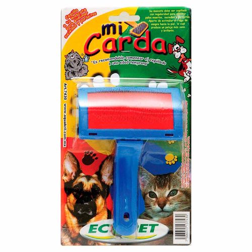 Carda de Plástico Azul para Perro Aquakril.