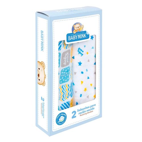 Sábanas Baby Mink Recién Nacido 2 Sábanitas