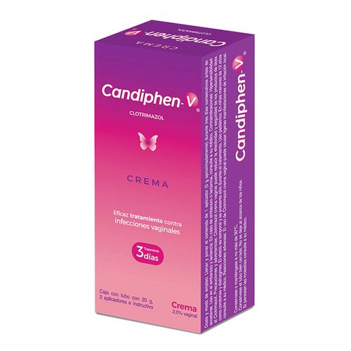 Crema Candiphen-V para Infecciones Vaginales 20g