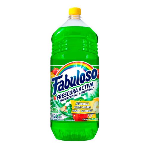 Limpiador Multiusos Líquido Fabuloso Antibacterial Pasión de Frutas 2L
