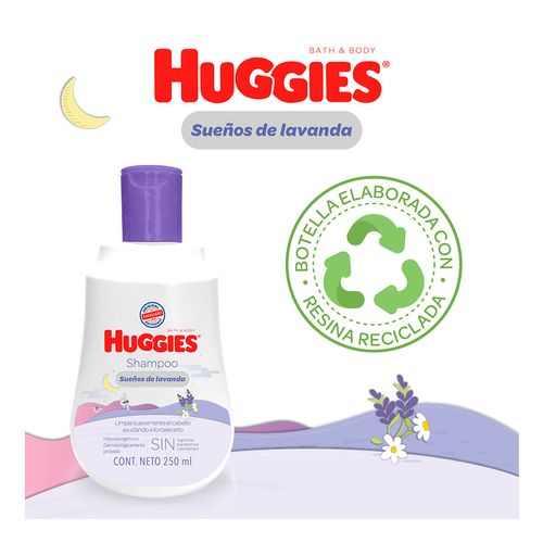 Shampoo Huggies Sueños de Lavanda 250ml