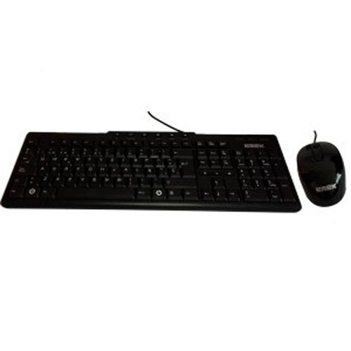 Teclado KMEX Alámbrico más Mouse
