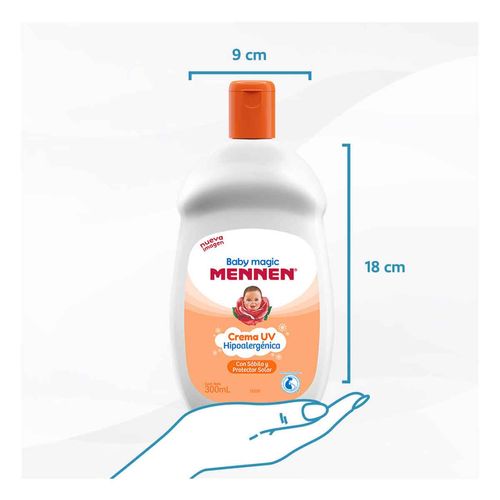 Crema para Bebé Baby Magic Mennen con Sábila y Protector Solar 300ml