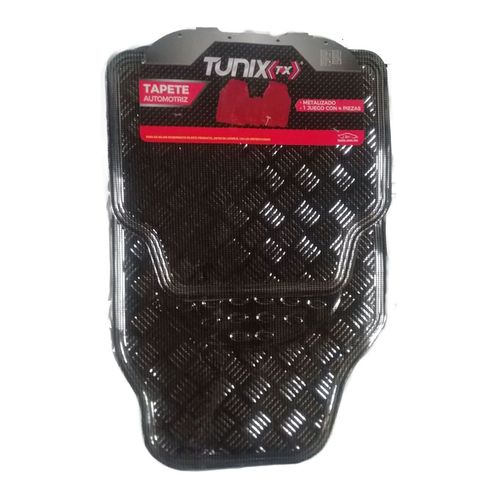 Set Tapetes Tunix Cromado 4 Piezas