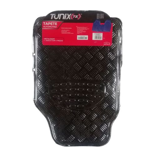 Set Tapetes Tunix Cromado 4 Piezas