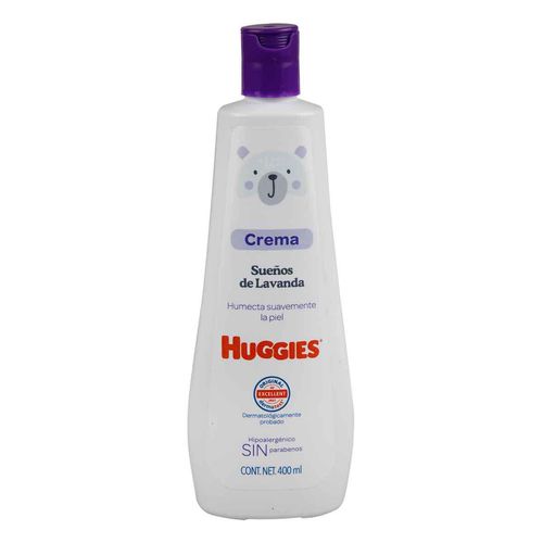 Crema para bebé Huggies Sueños de Lavanda 400ml