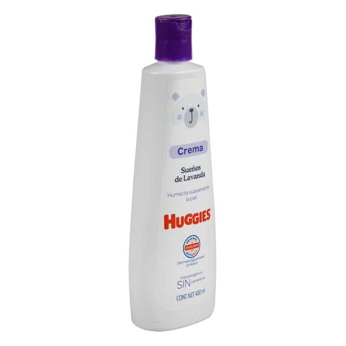 Crema para bebé Huggies Sueños de Lavanda 400ml