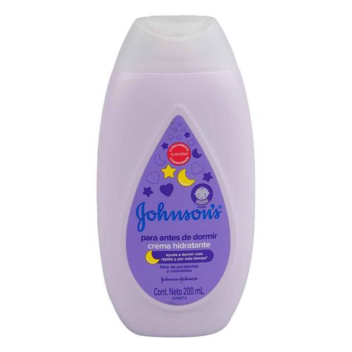 Crema Corporal para Bebé Jhonson´s Antes de Dormir 200ml