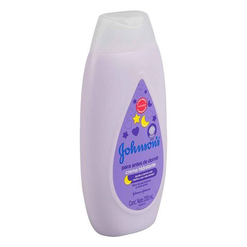 Crema Corporal para Bebé Jhonson´s Antes de Dormir 200ml