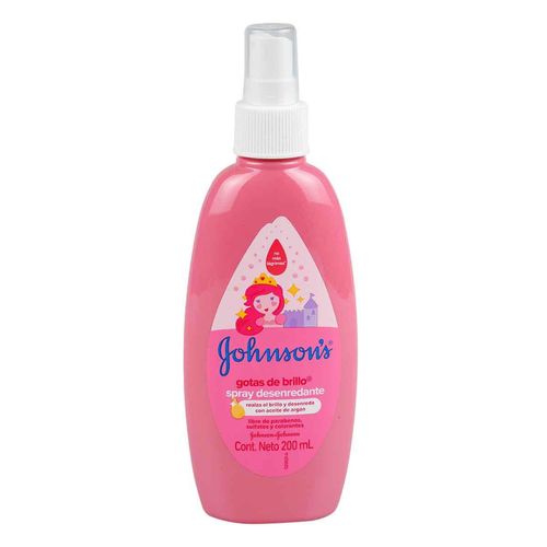 Spray Desenredante Infantil Jhonson´s Gotas de Brillo 200ml