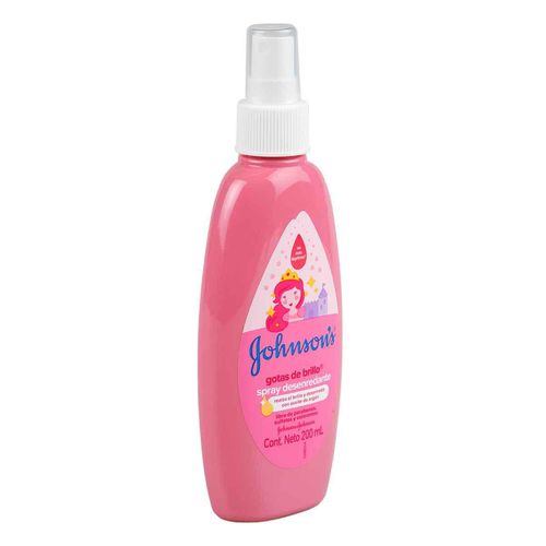 Spray Desenredante Infantil Jhonson´s Gotas de Brillo 200ml