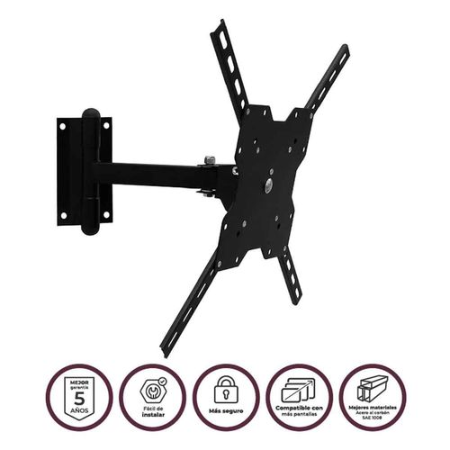 Soporte para TV Strong Rhino Articulado 22 a 40 pulgadas Negro St 250