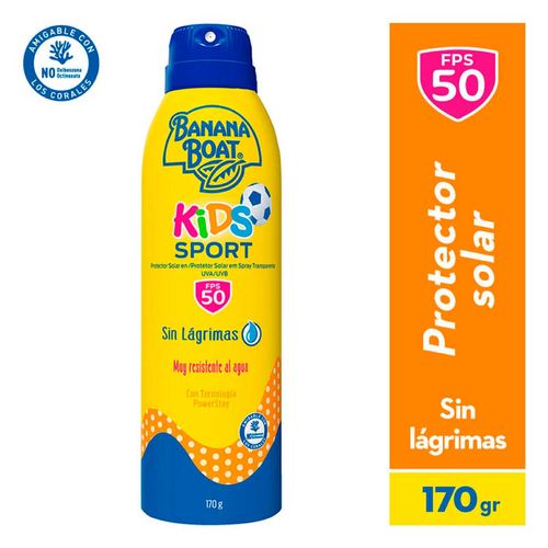Protector Solar Banana Boat Kids Sport 50 FPS C-Spray 170g