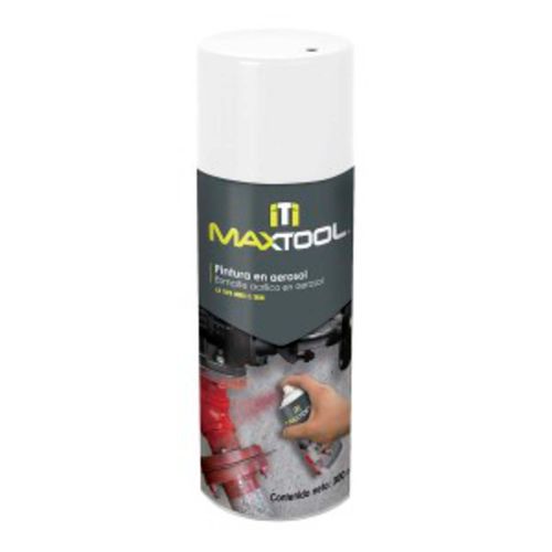 Pintura en Aerosol Maxtool Blanco Mate 300ml