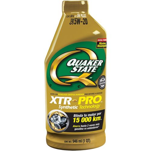 Aceite Quaker State Xtr Pro 946ml Sae 5W-20