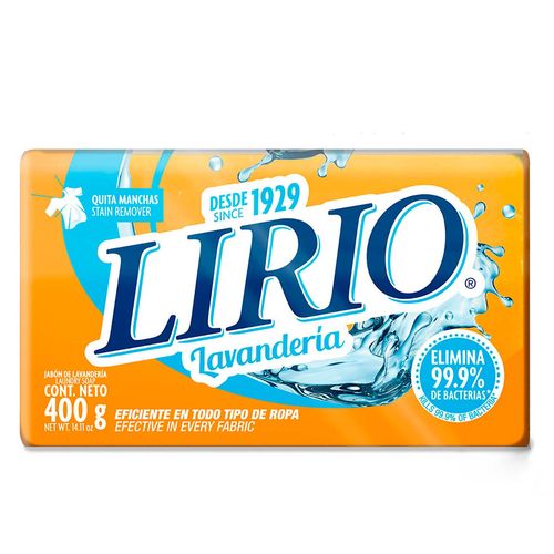 Jabón de Lavandería Lirio Amarillo 400g