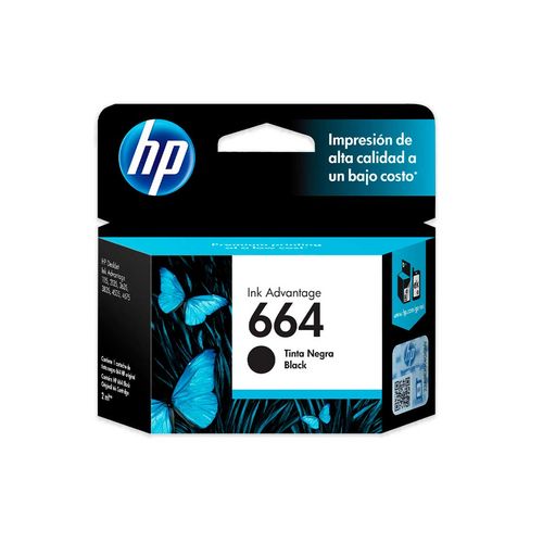 Cartucho de Tinta HP 664 Negra Original