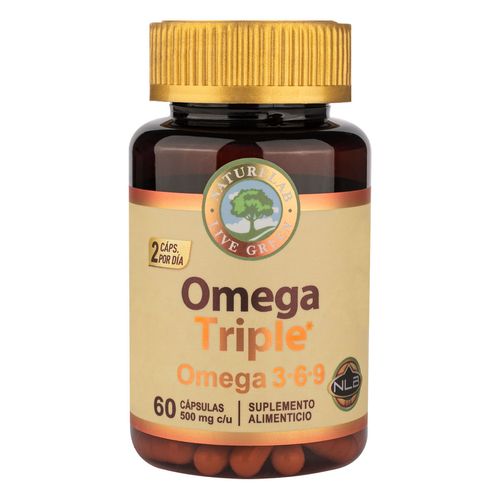Suplemento Alimenticio Naturelab Omega Triple con 60 Cápsulas