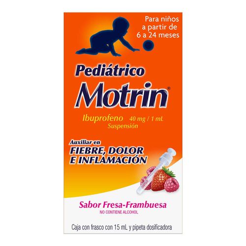 Suspensión Pediátrica Motrin Analgésico 15ml