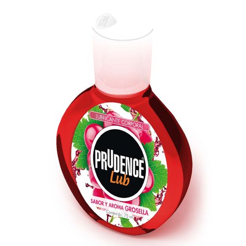 Lubricante Íntimo Prudence Sabor y Aroma Grosella 75ml