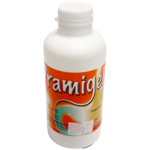 Suspensión Pramigel Caja con Frasco con 170ml y 1 Sobre con 10ml