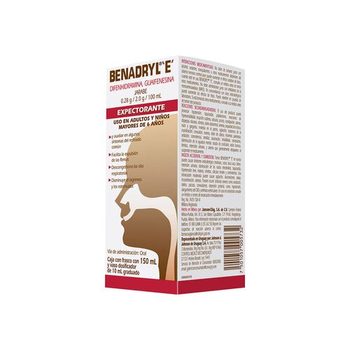 Jarabe Benadryl Expectorante 150ml