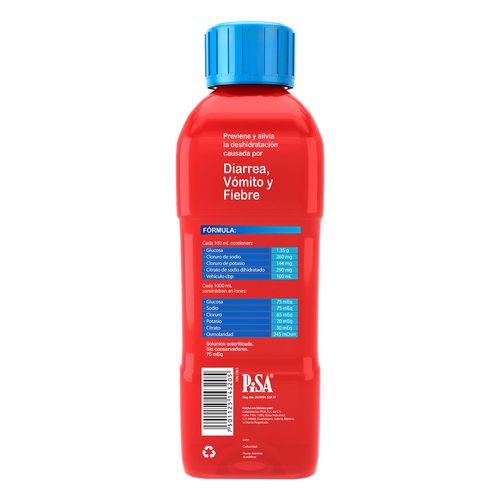 Electrolitos Orales Solución Pediátrica Electrolit Pediátrico Sabor Fresa 500ml
