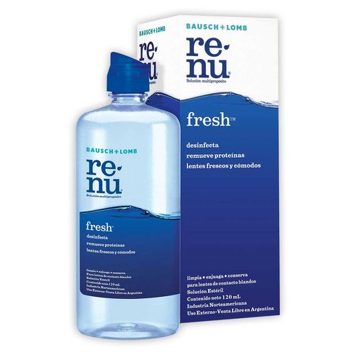 Solución Multipropósito Renu Fresh para Lentes de Contacto Blandos 120ml