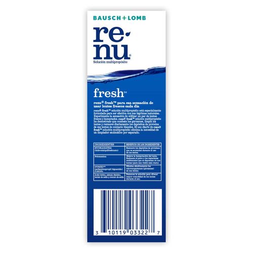 Solución Multipropósito Renu Fresh para Lentes de Contacto Blandos 120ml