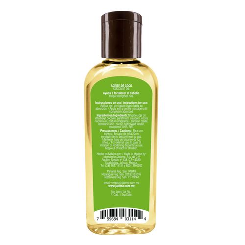 Aceite Corporal Jaloma de Coco 120ml