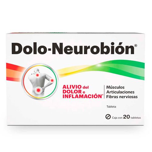 Tabletas Dolo-Neurobión 20 Unidades