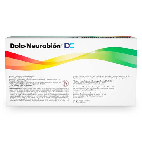 Inyectable Dolo-Neurobión DC 3 Jeringas