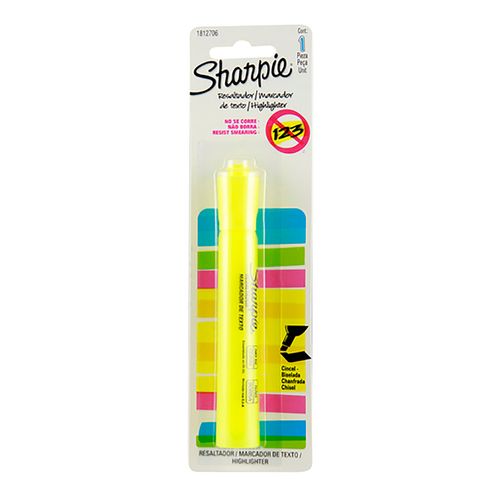 Marcador Sharpie Amarillo 1 Pz Grueso